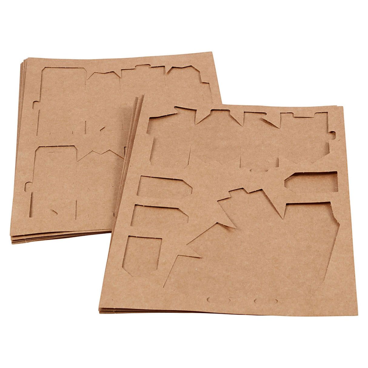 Huse og træer papsæt