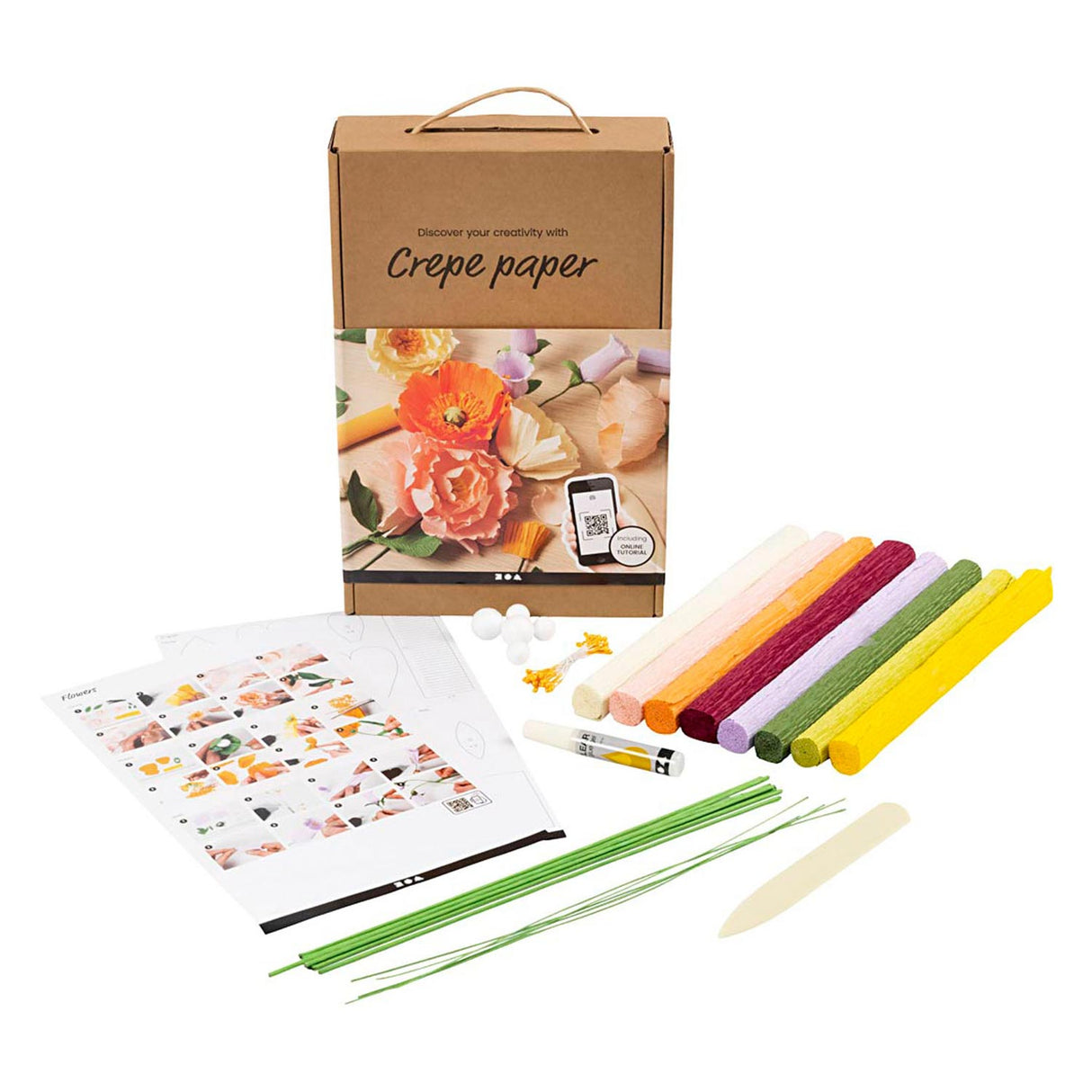 Crepe Paper Flower Making Kit