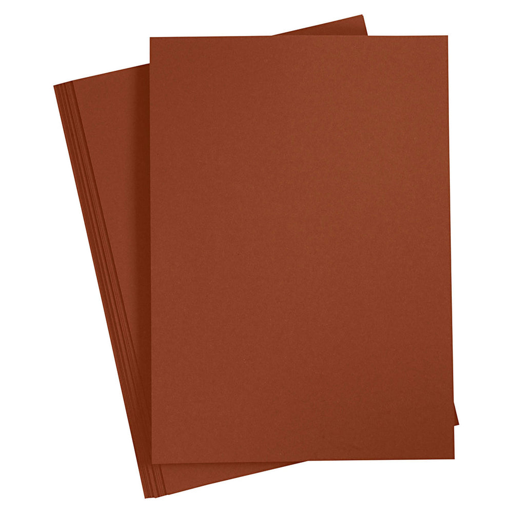 Creativ Company Colored Cardboard Dark Brown A4, 20 Sheets