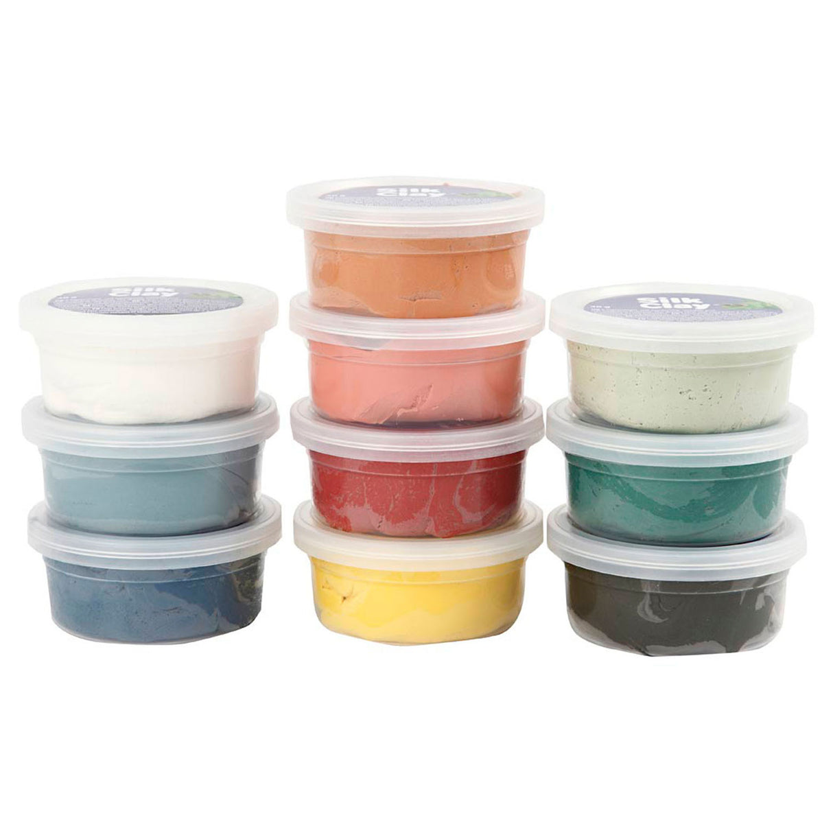 Silk Clay, Pastel Colors, 10 pcs.