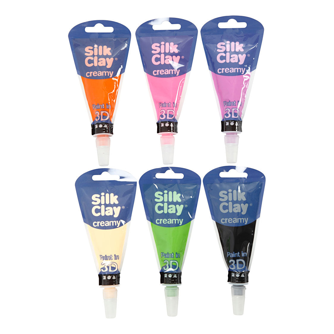 Silk Clay Creamy Extra Colors, 6x35ml
