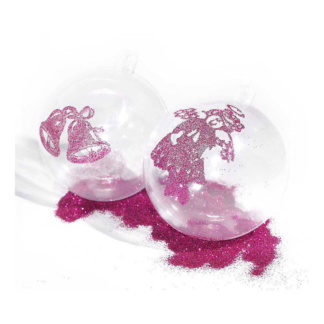 Creativ company decorative balls, d 6 cm, transparent, 8 pieces 1 box