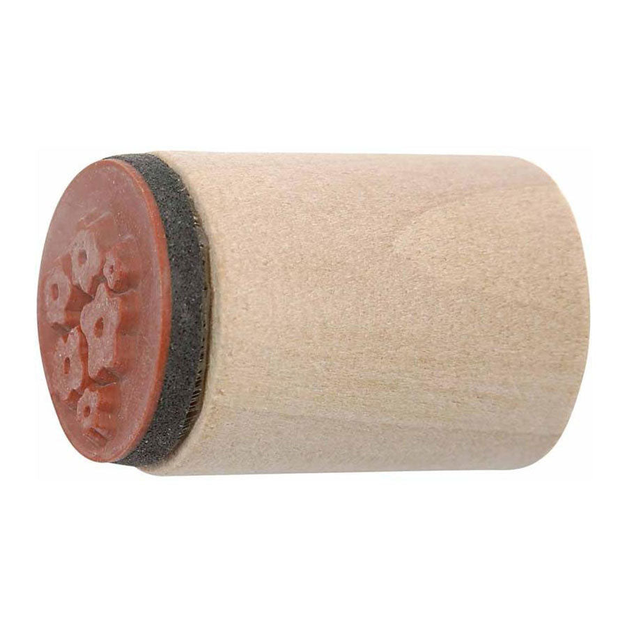 Creativ company deco art stamps, flowers and leaves, h: 26 mm, d 20 mm, 15 pieces 1 box