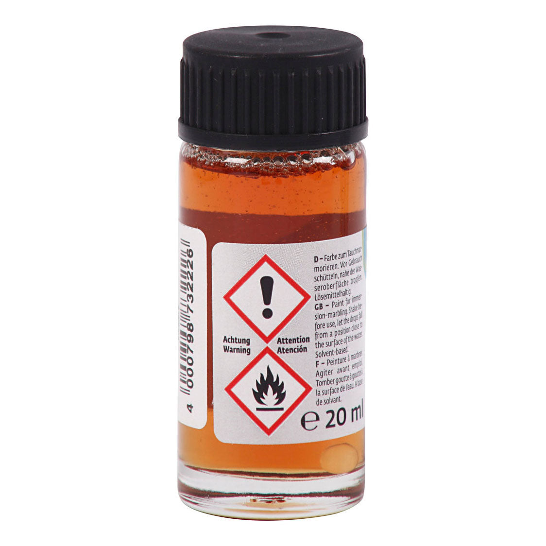 Creativ company magic marble paint, pastel colors, 6x20 ml 1 box