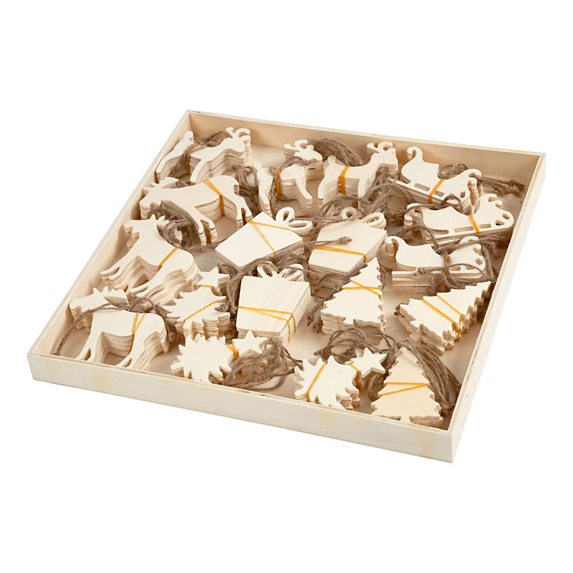 Ozdoby firmy Creativ, rozmiar 7-9 cm, grubość 4 mm, 90 sztuk 1 opakowanie