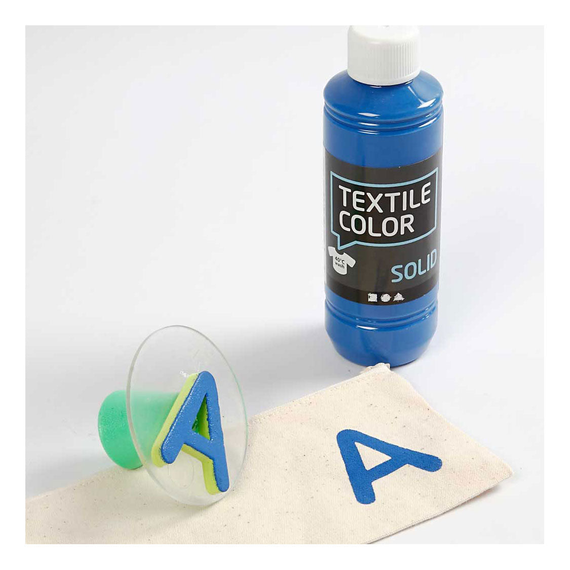 Creativ company textile color opaque textile paint, 12x250ml