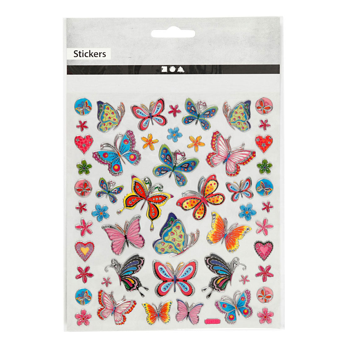 Kreativ Company Stickers Flowers and Butterflies, 1 list