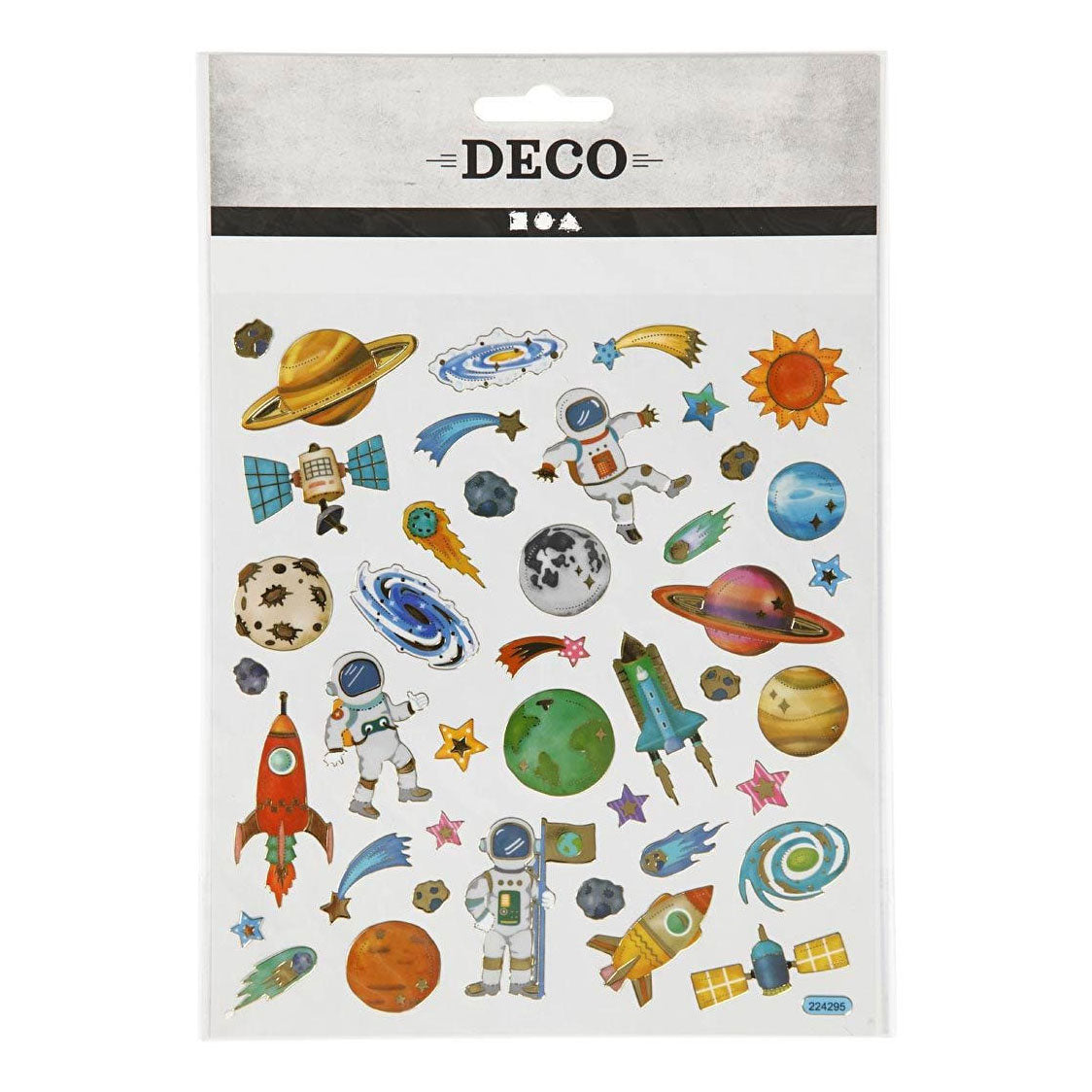 Creative Company Stickers Space Travel, 1 Sheet