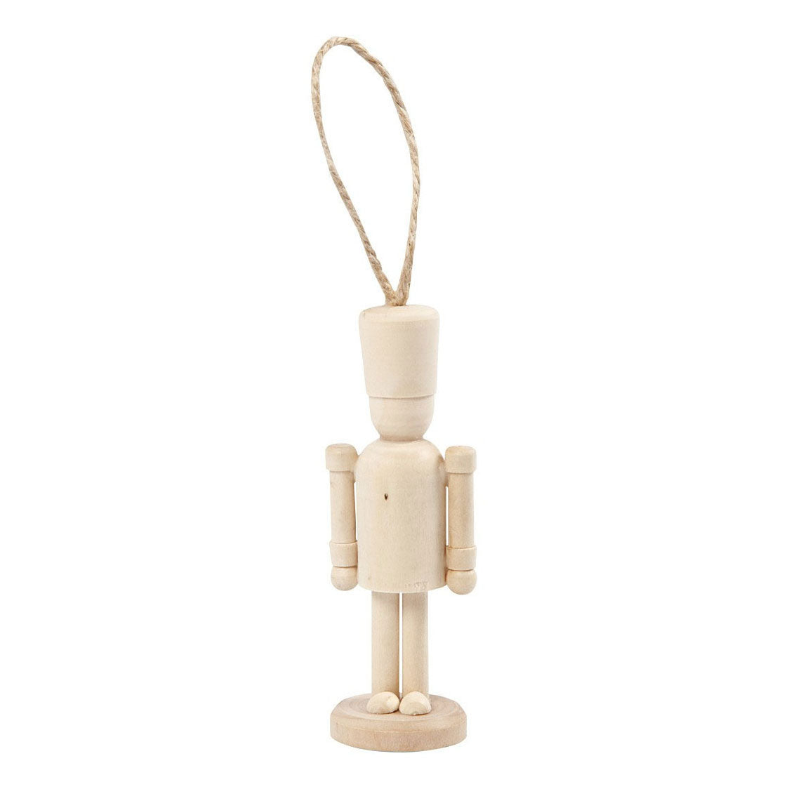 Creativ company wooden figure with hanging cord