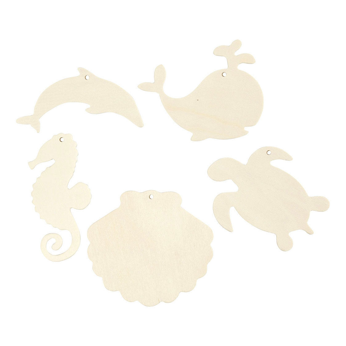 Ustvarjalno podjetje lesene morske živali z asusegueom