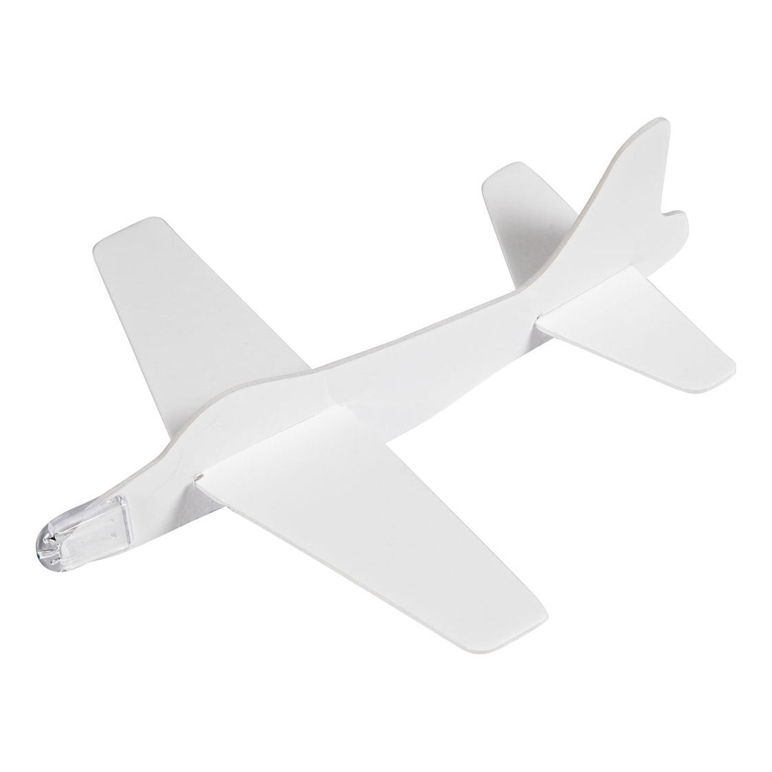 Creativ company airplanes, l: 19 cm, w: 17.5 cm, white, 2 pieces in 1 box
