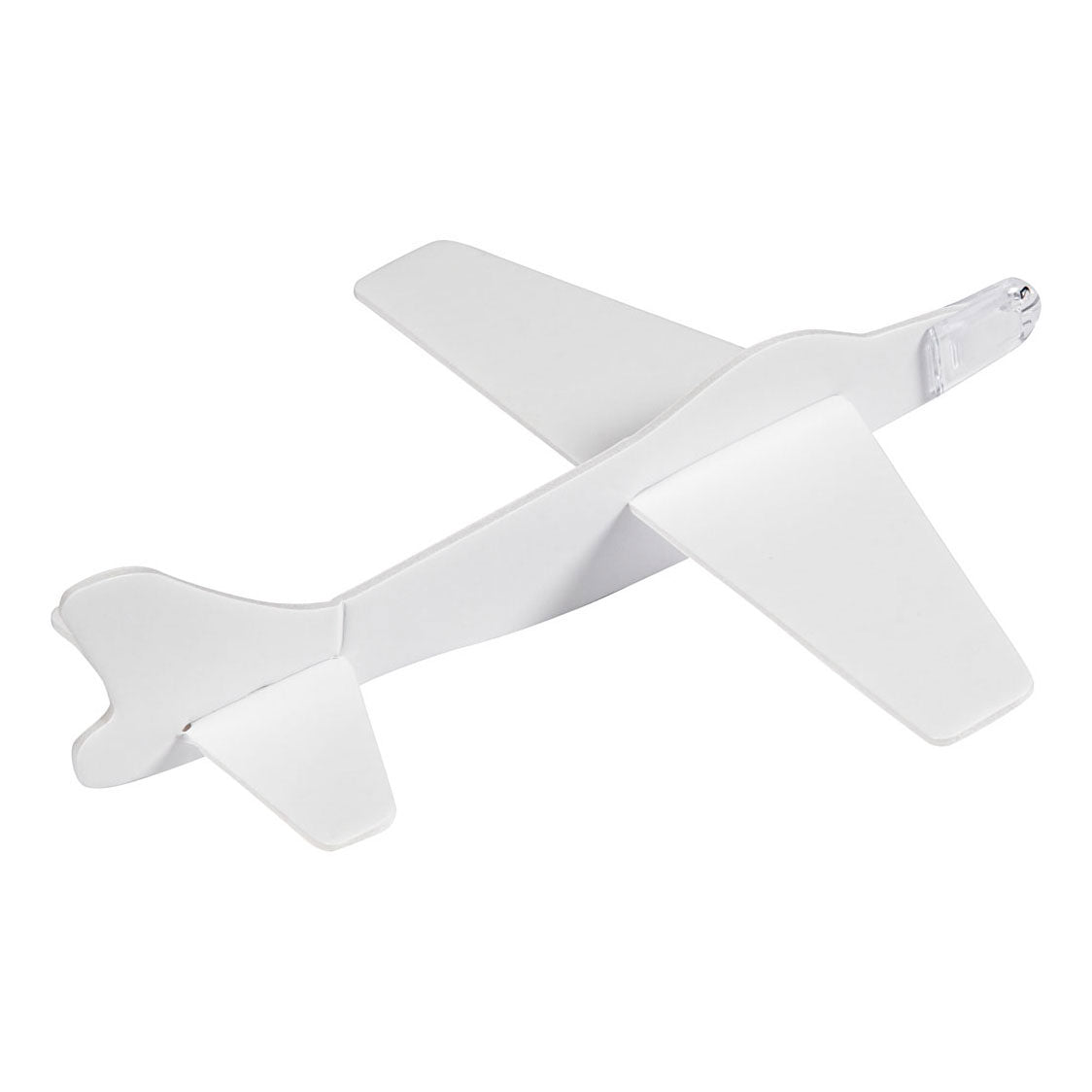 Creativ company airplanes, l: 19 cm, w: 17.5 cm, white, 2 pieces in 1 box
