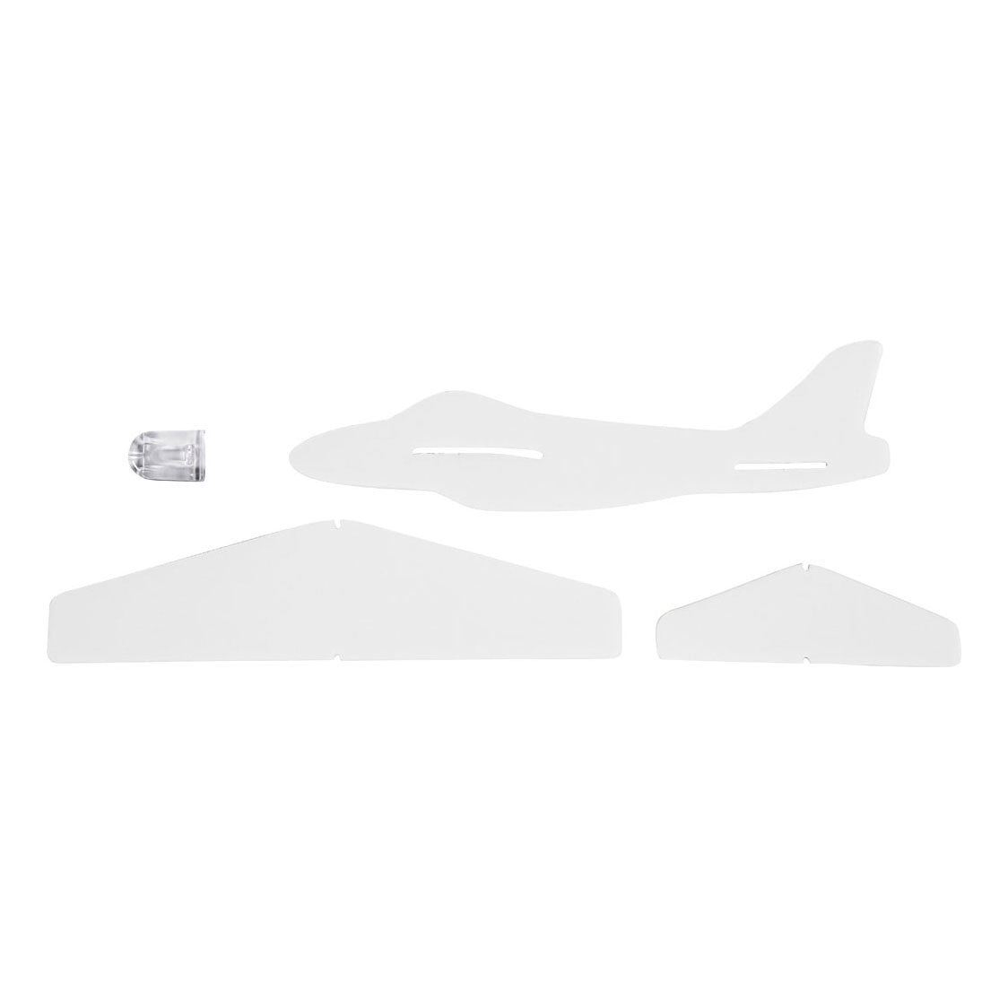 Creativ company airplanes, l: 19 cm, w: 17.5 cm, white, 2 pieces in 1 box