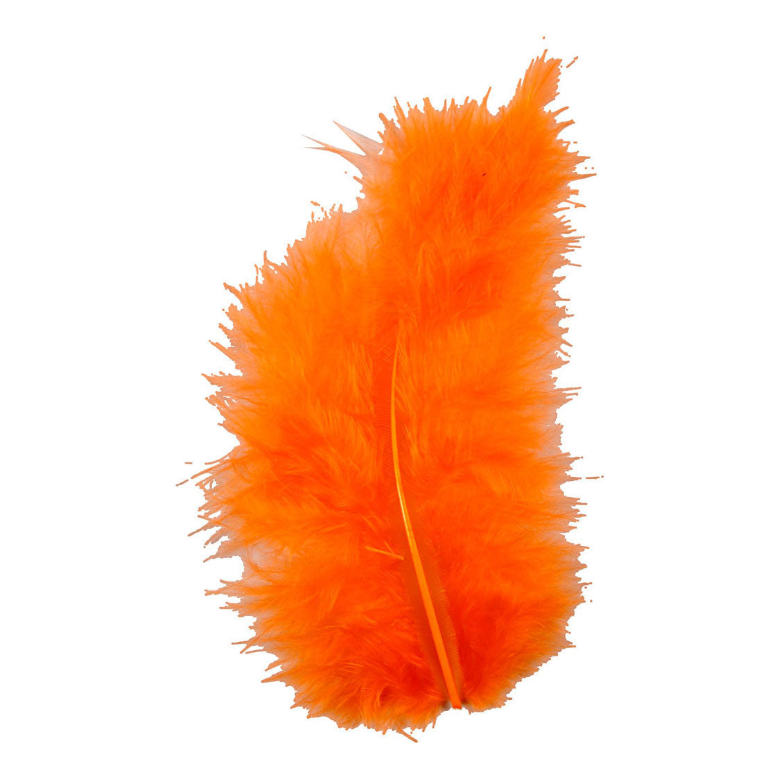 Creativ company down, size 5-12 cm, orange, 15 pieces in a box