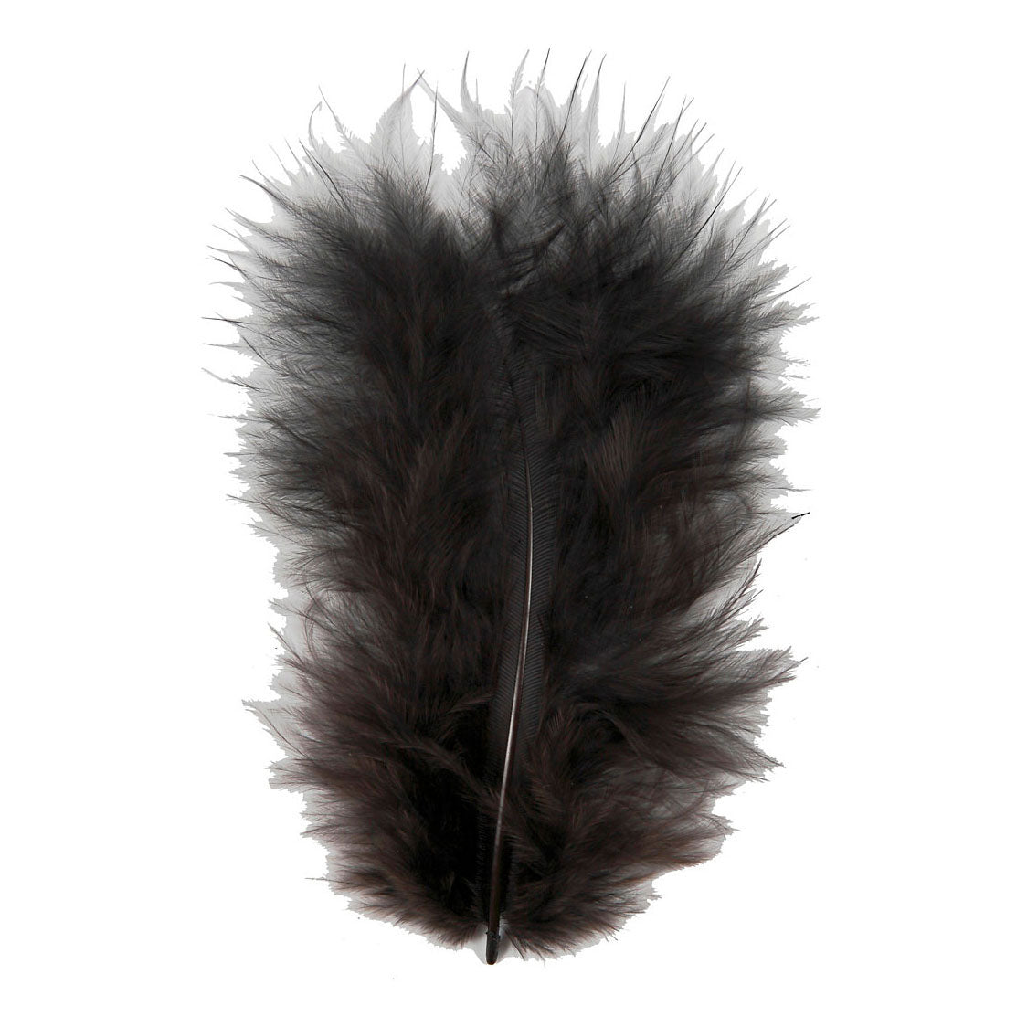 Creativ company down, size 5-12 cm, black, 15 pieces in a box