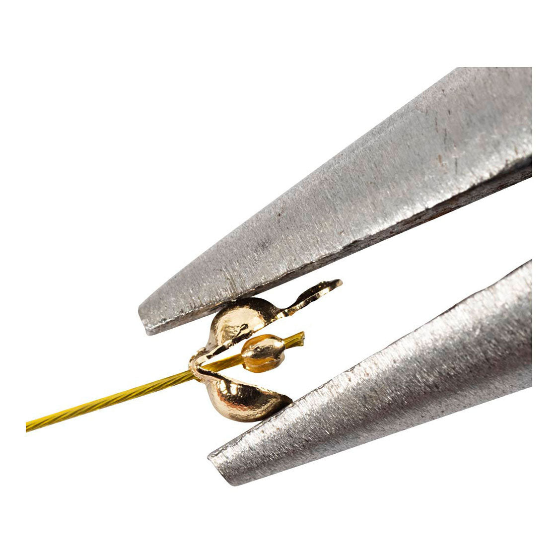 Creativ company calotte, l: 8 mm, d 3 mm, gold-plated, 20 pieces in a box