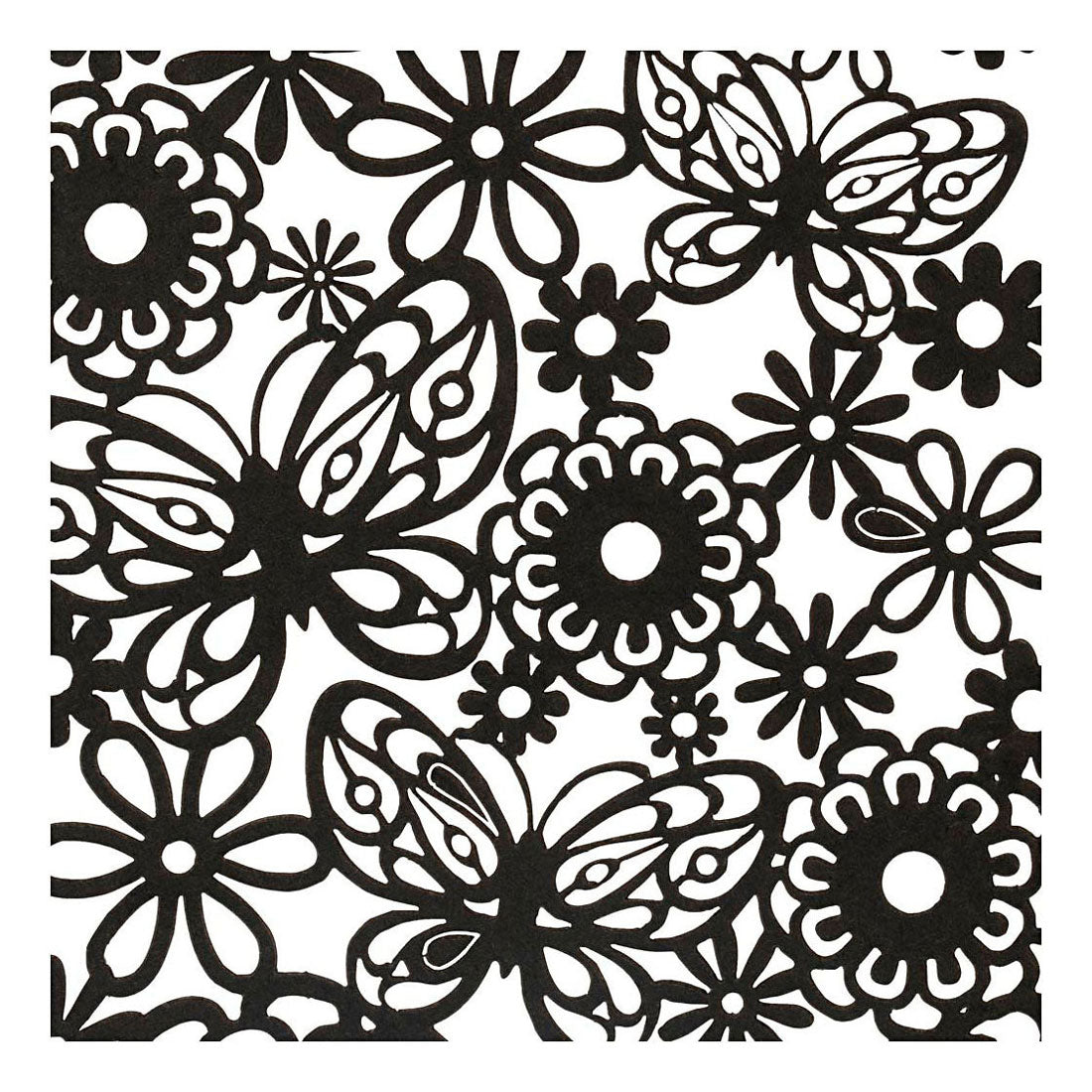 Creativ company patterned cardboard, sheet 10.5x15 cm, 200 gr, black, 10 pieces 1 box