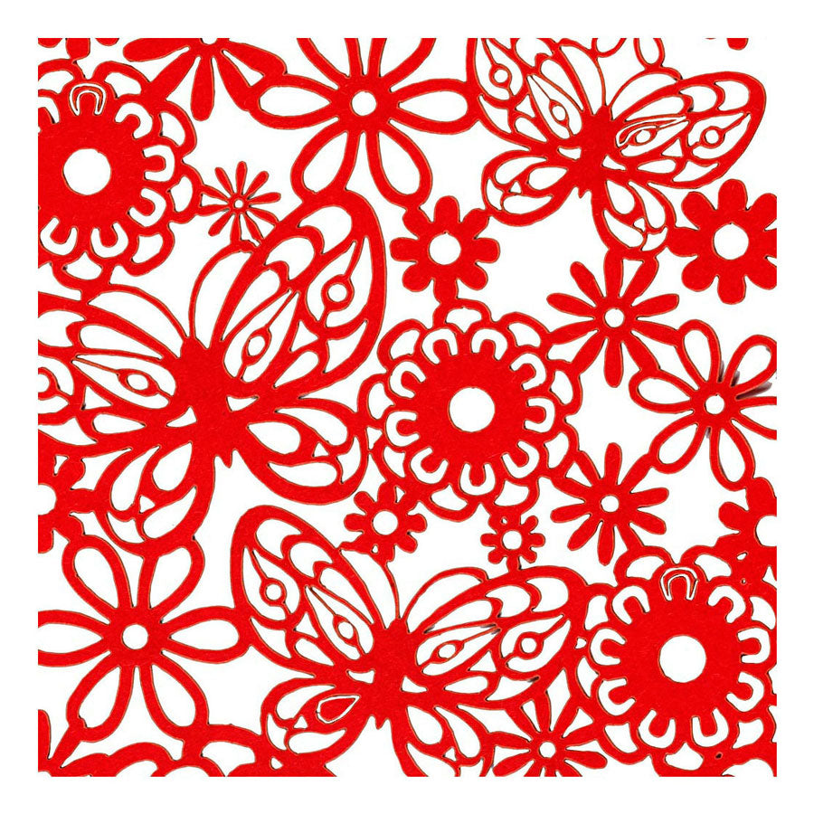 Creativ company patterned cardboard, sheet 10.5x15 cm, 200 gr, red, 10 pieces 1 box
