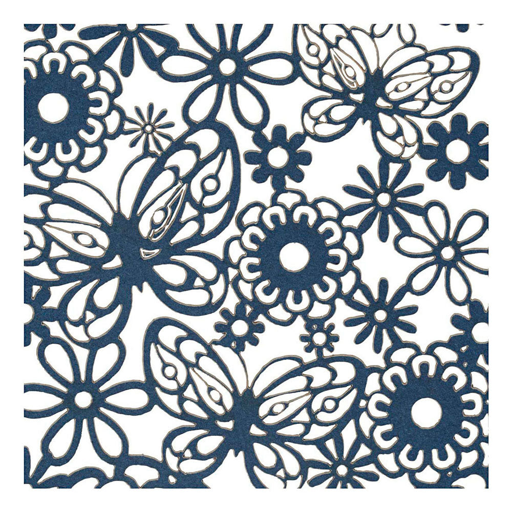 Creativ company patterned cardboard, sheet 10.5x15 cm, 200 gr, blue, 10 pieces 1 box