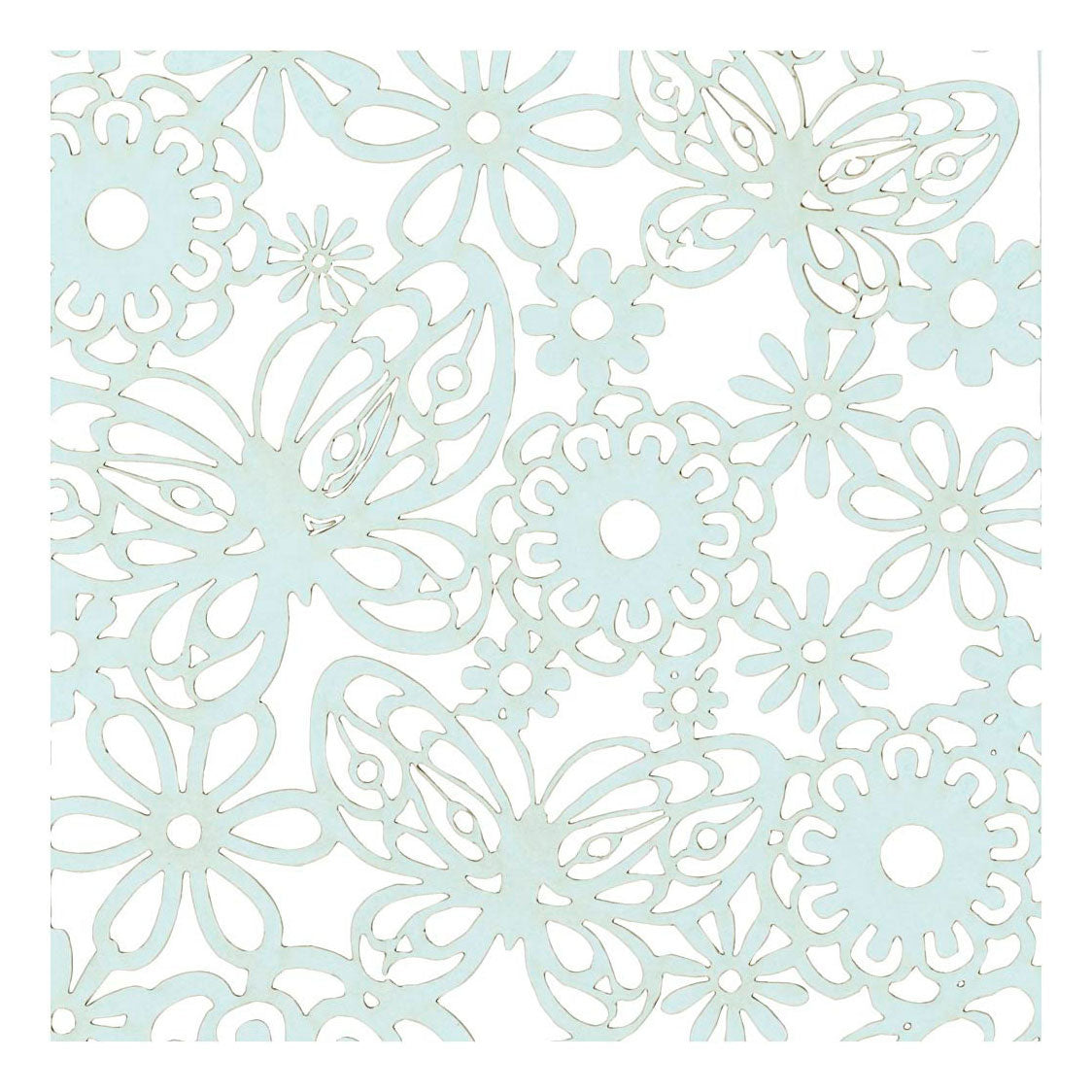 Creativ company patterned cardboard, sheet 10.5x15 cm, 200 gr, light blue, 10 pieces 1 box