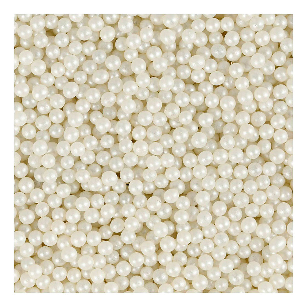 Creativ company mini stones of glass, size 0.6-0.8 + 1.5-2 + 3 mm, mother of pearl, 3x45 gr 1 box