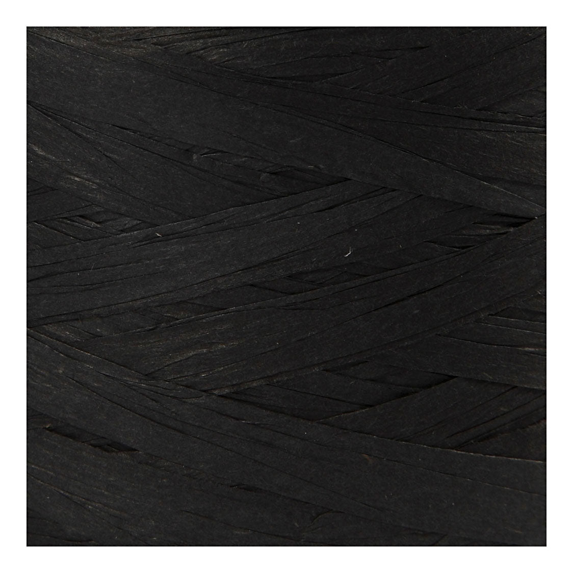 Creativ company paper raffia yarn, w: 7-8 mm, black, 100 m 1 roll