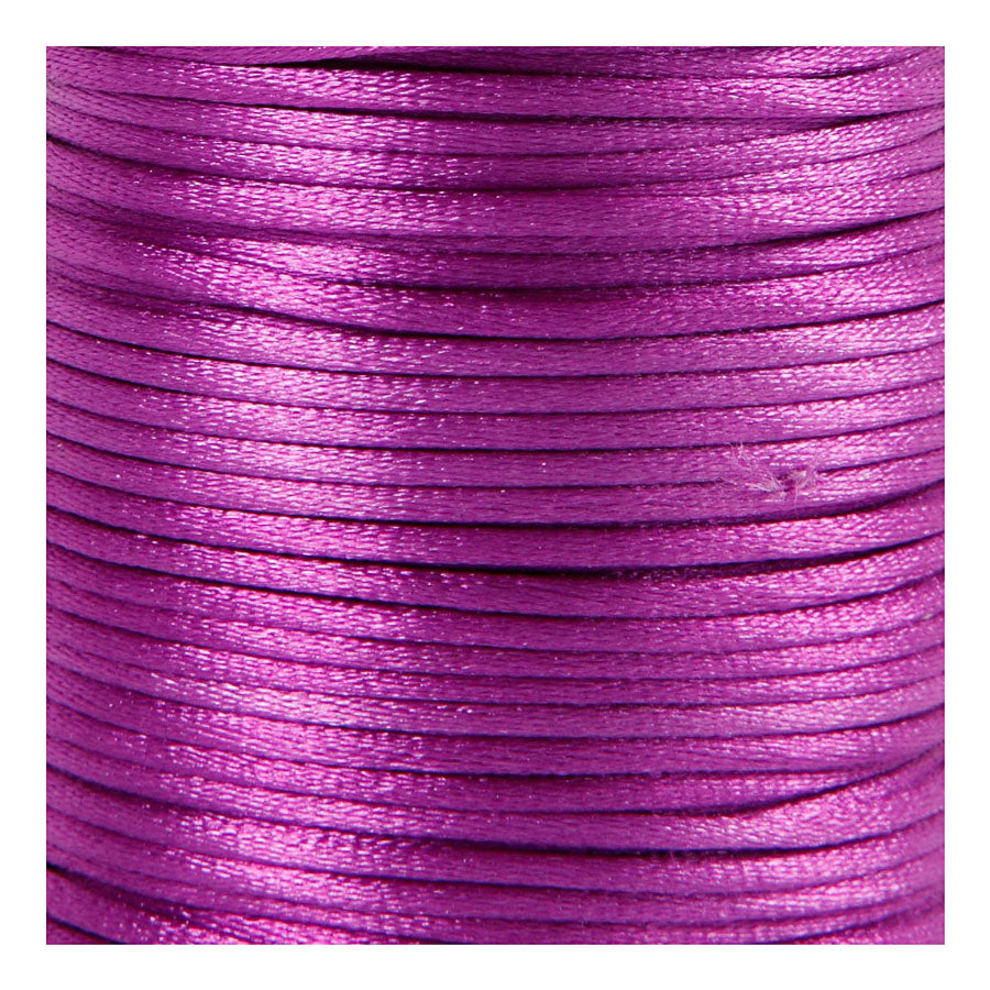 Creativ company satin cord, thickness 2 mm, purple, 50 m 1 roll