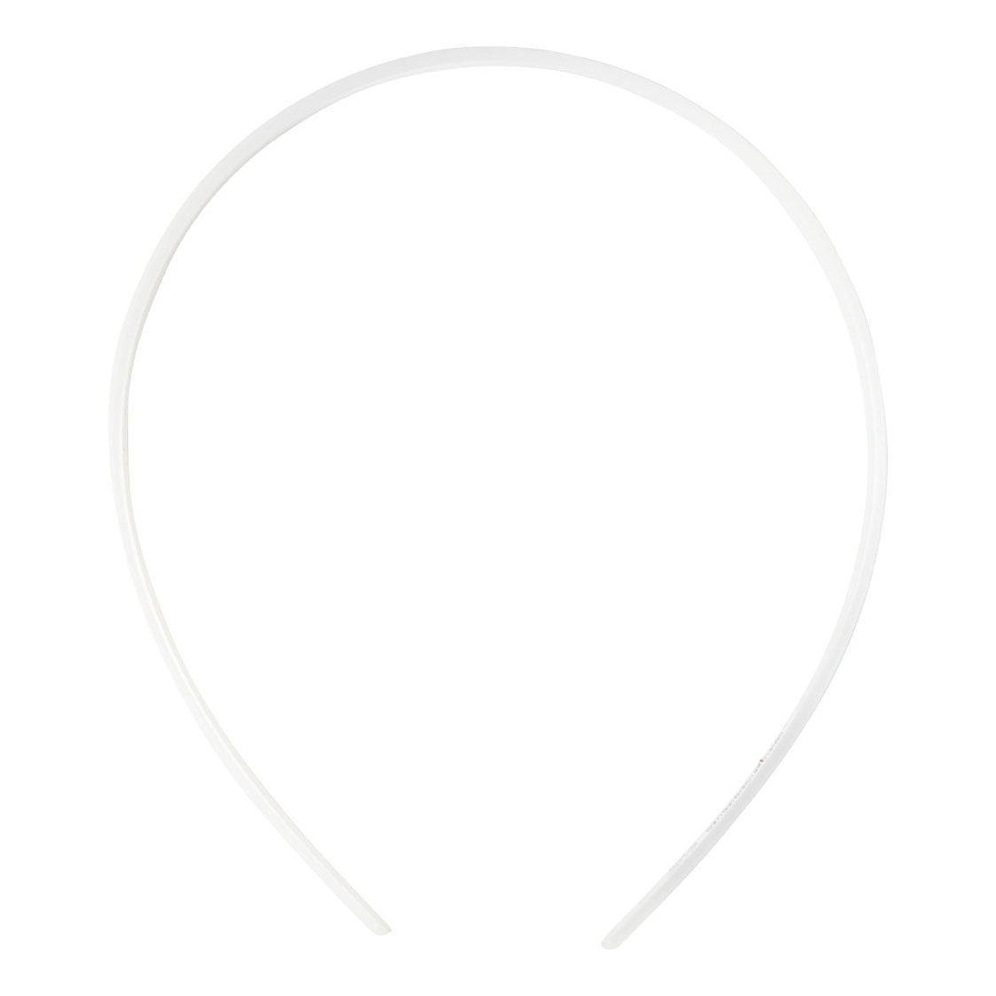 Creativ company headbands, w: 8 mm, white, 5 pieces 1 box