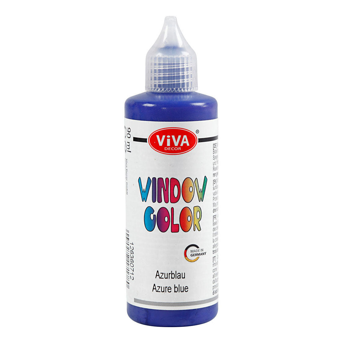 Creativ company window color sticker and glass paint - azure, 90ml