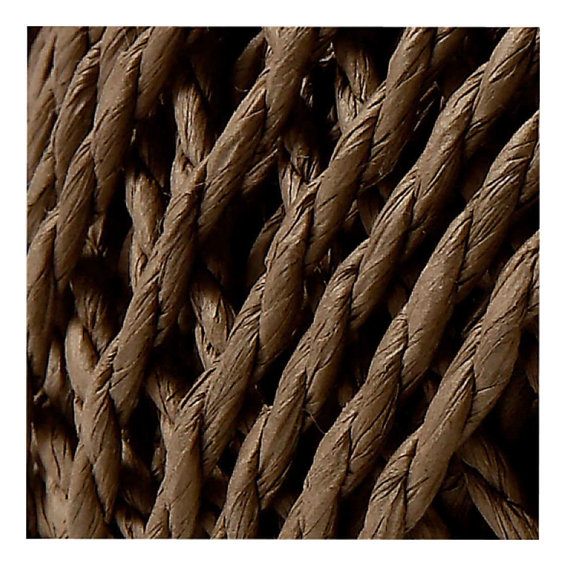 Creativ company paper yarn, thickness 2.5-3 mm, dark brown, 150 g, 40 m 1 ball