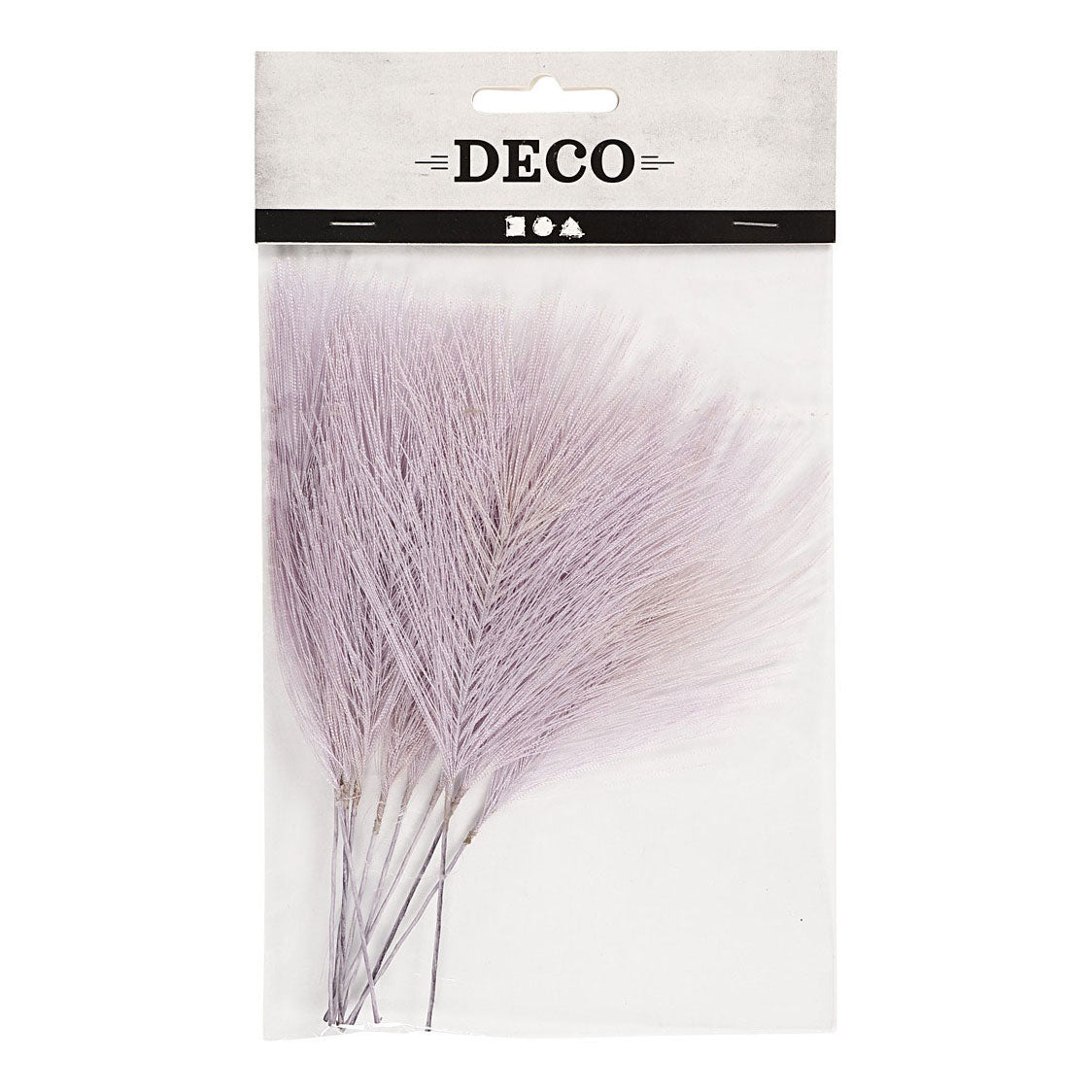 Creativ company artificial feathers purple, 10 pcs.