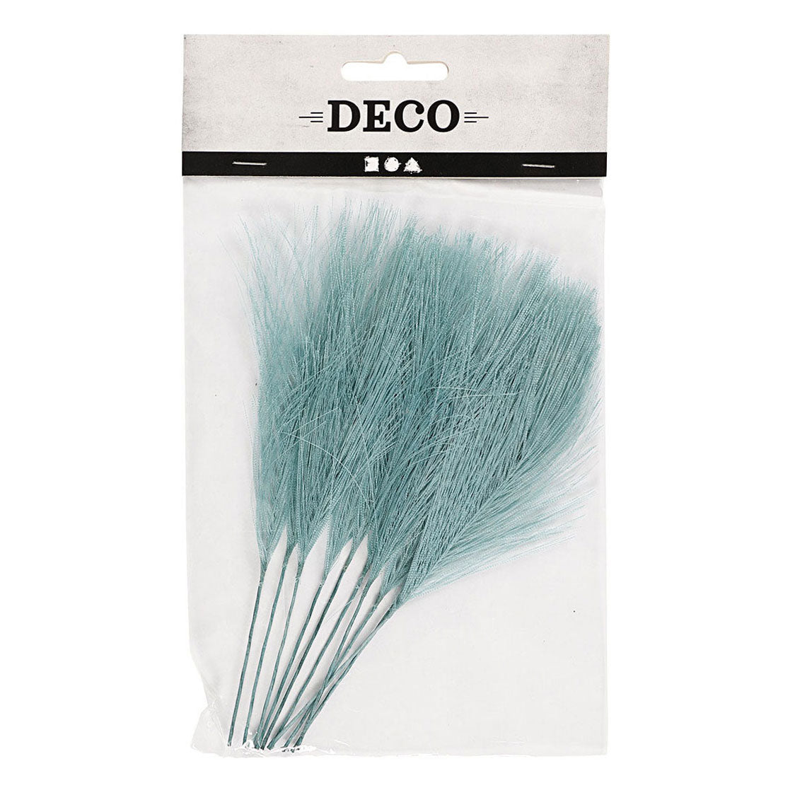 Creativ company artificial feathers turquoise, 10 pcs.