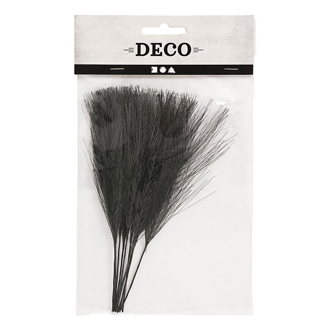 Creativ company artificial feathers black, 10 pcs.