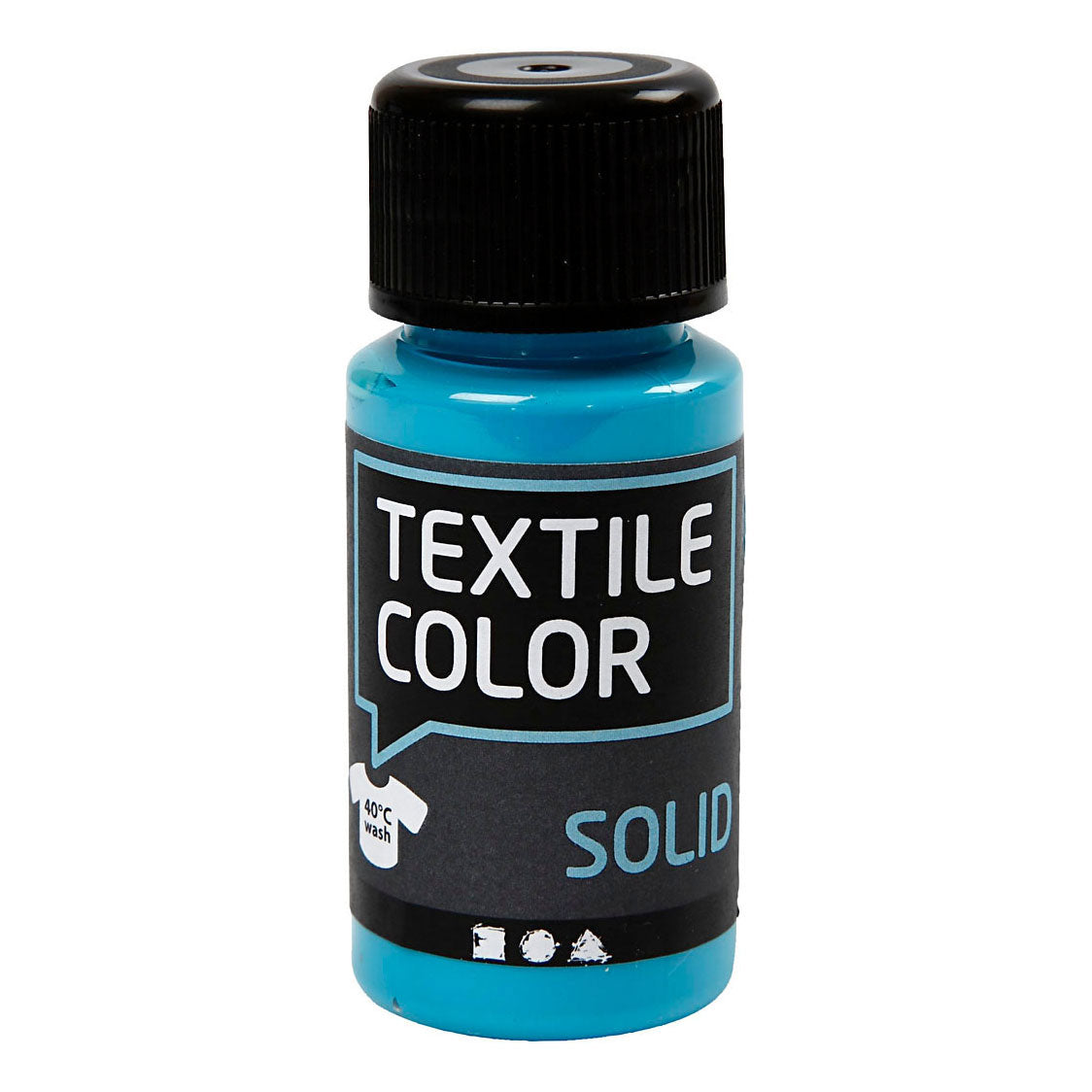Creative Company Textil Color -Buvering Textile Paint - Turquoisblauw, 50 ml