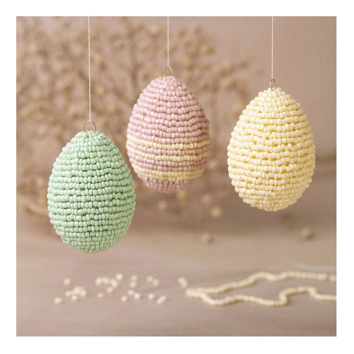 Creativ company seed beads, d 4 mm, size 6 0, hole size 0.9-1.2 mm, various colors, 130 gr 1 box