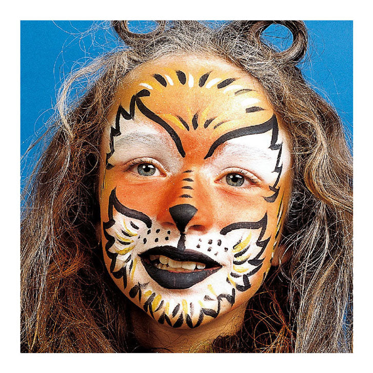 Creativ company eulenspiegel schmink - motif set, lion, various colors, 1 set