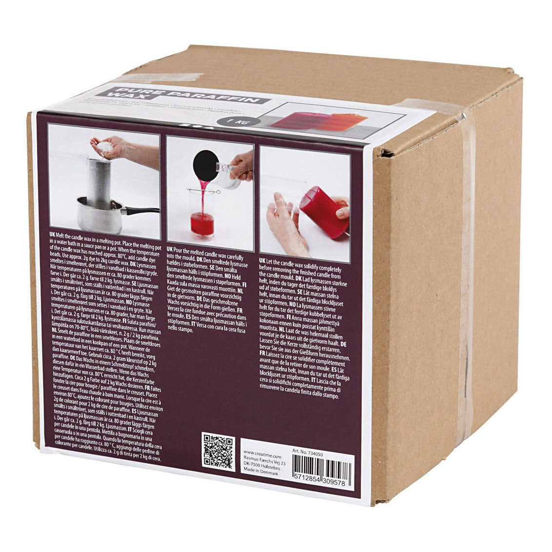 Creativ company pure paraffin wax, 1 kg