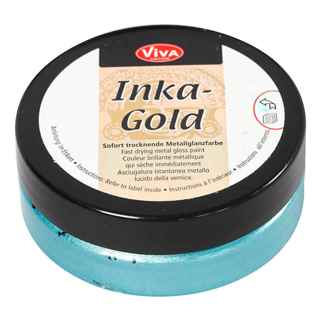 Creativ company inka-gold, тюркоаз, 50 мл 1 кутия