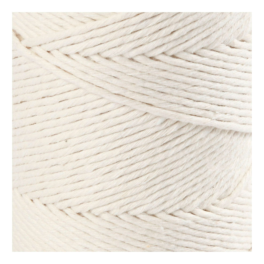 Creativ company macramé cord, l: 198 m, d 2 mm, off-white, 330 gr 1 roll