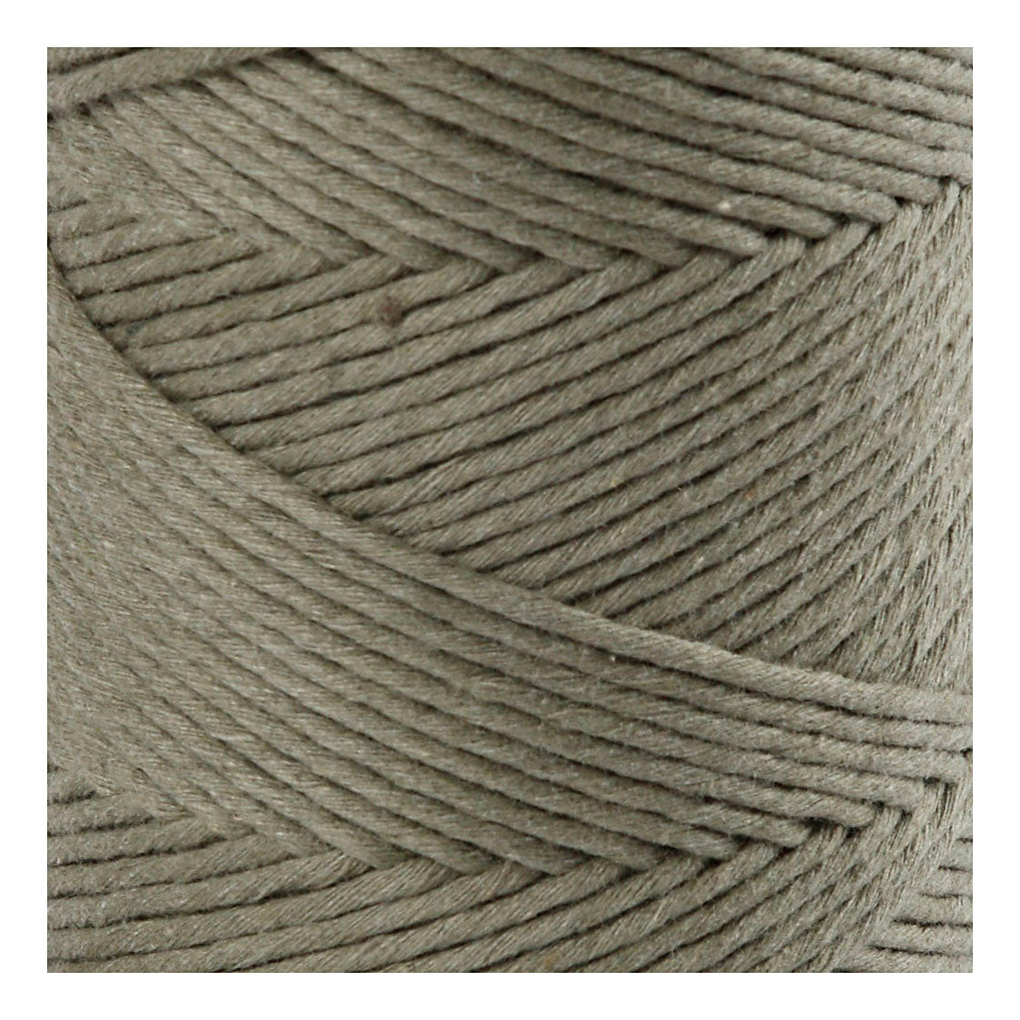 Creativ company macramé cord, l: 198 m, d 2 mm, moss green, 330 g 1 roll