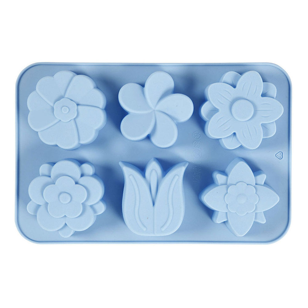 Creativ company silicone molds, flowers, h: 2.6 cm, l: 6 cm, w: 7.5 cm, 75 ml, 1 piece