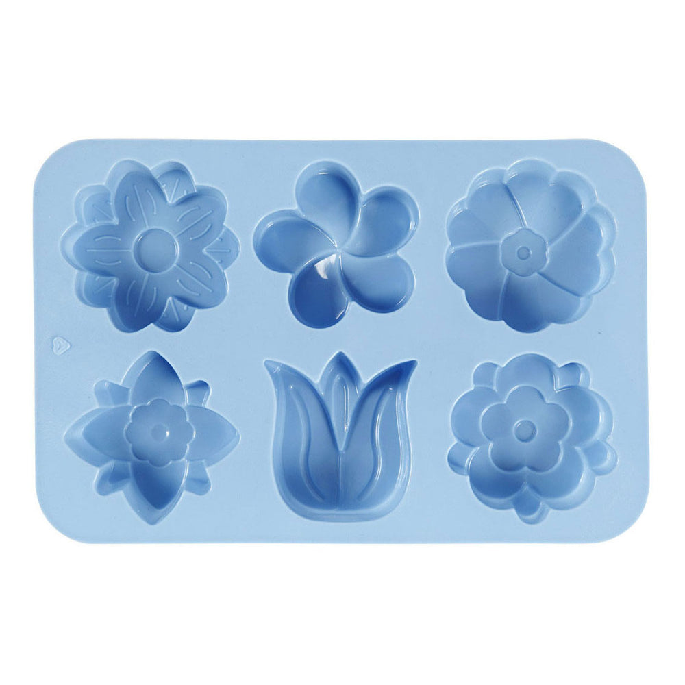 Creativ company silicone molds, flowers, h: 2.6 cm, l: 6 cm, w: 7.5 cm, 75 ml, 1 piece