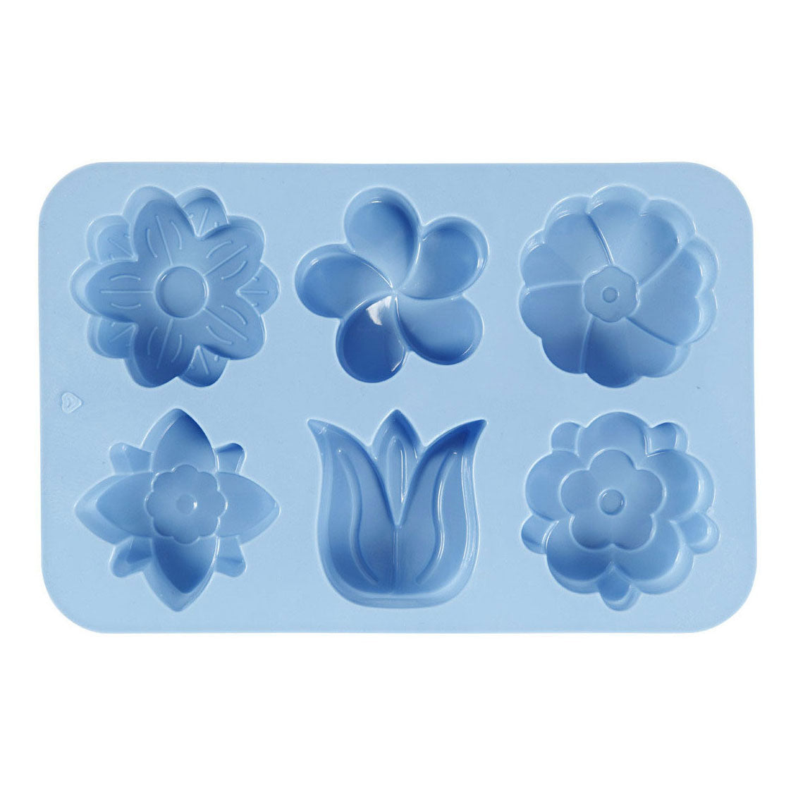 Creativ company silicone molds, flowers, h: 2.6 cm, l: 6 cm, w: 7.5 cm, 75 ml, 1 piece