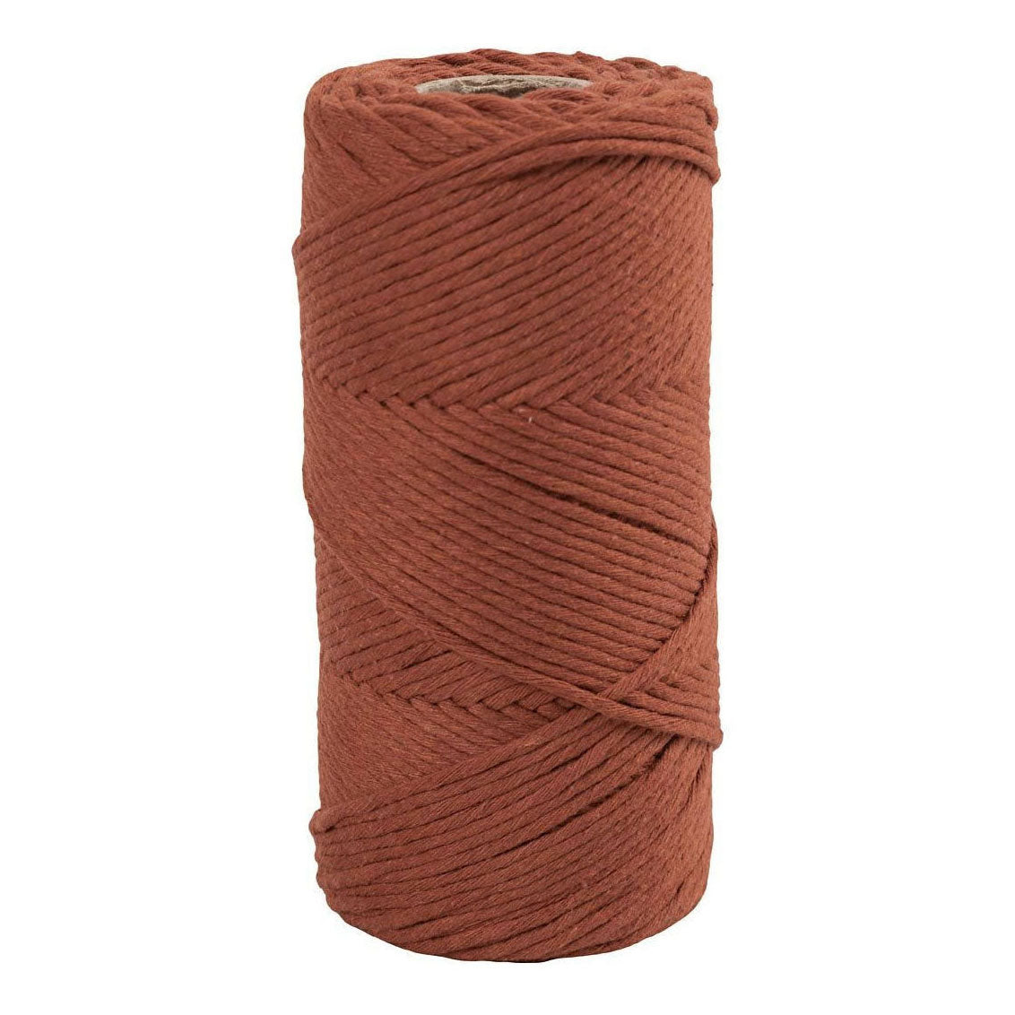 Macramé šnúra Creativ company, d: 198 m, d 2 mm, pálená oranžová, 330 gr 1 rolka