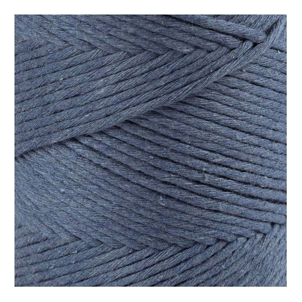 Creativ company macramé cord, length 198 m, depth 2 mm, blue, 330 g, 1 roll