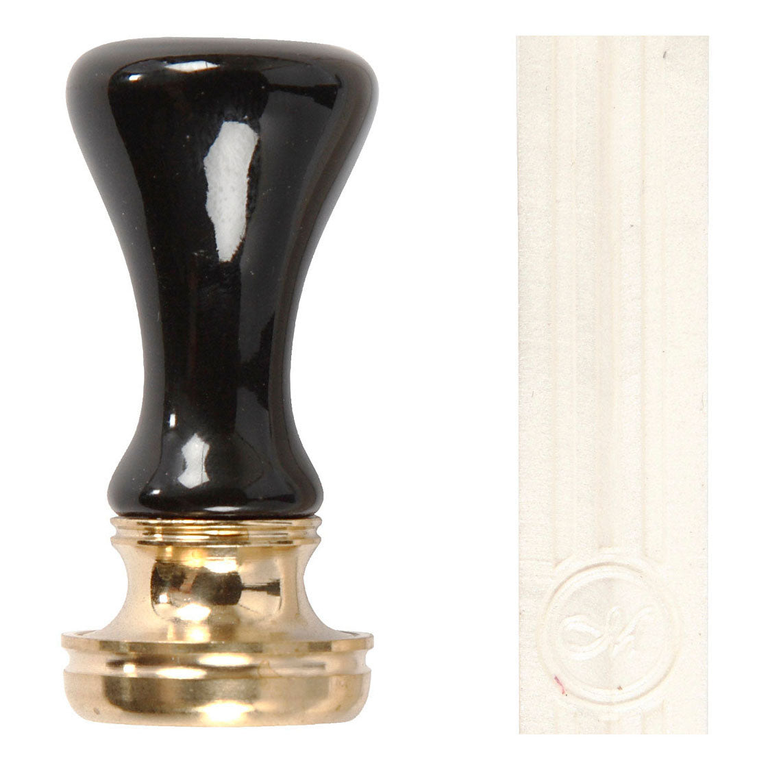 Creativ company stamp set, d 17 mm, mother of pearl, 1 set