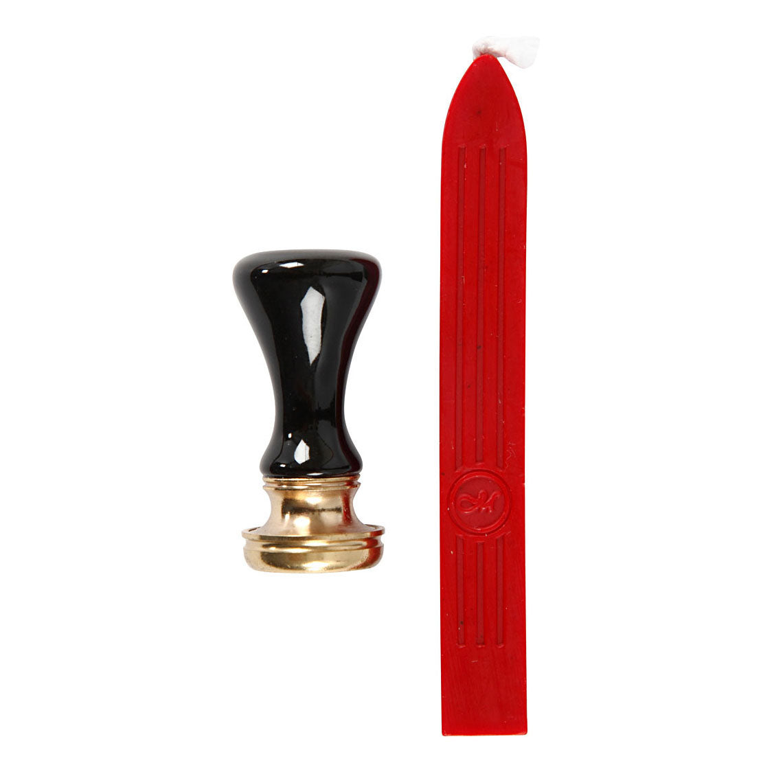 Creativ company stamp set, d 17 mm, red, 1 set