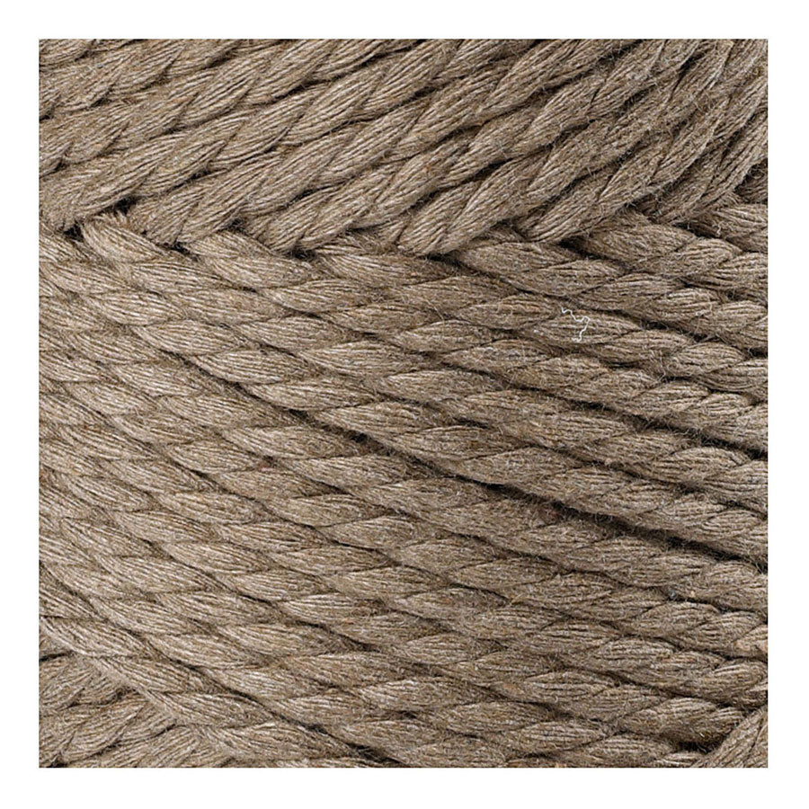 Creativ company macramé cord, length 55 m, depth 4 mm, light brown, 330 g, 1 roll