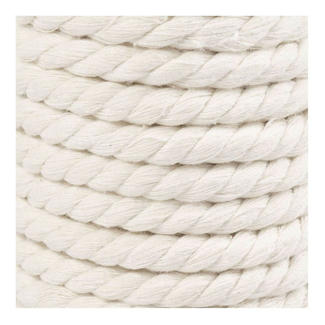 Creativ company macramé rope, l: 12 m, d 8.5 mm, off-white, 300 gr 1 roll