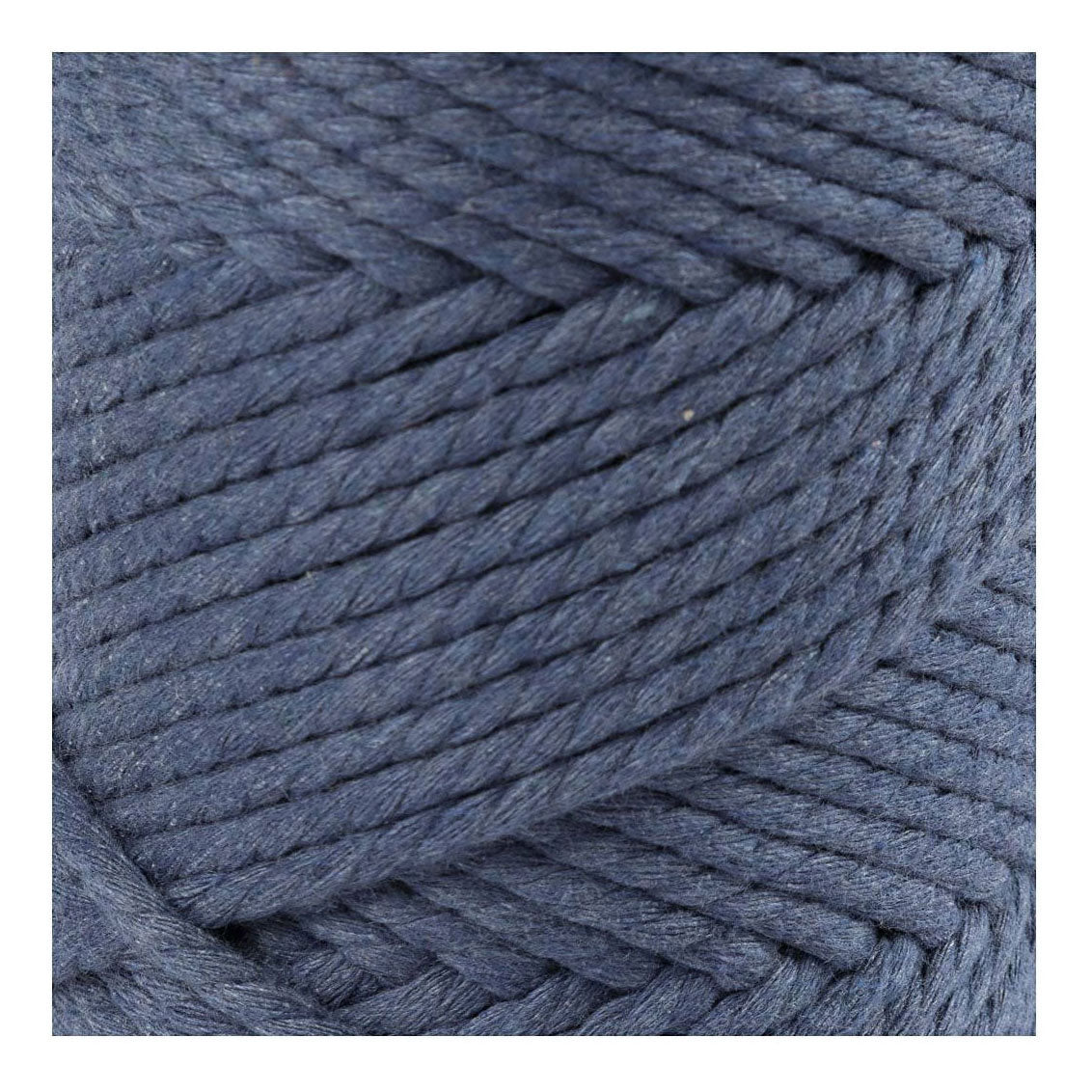 Creativ company macramé cord, length 55 m, depth 4 mm, blue, 330 g, 1 roll